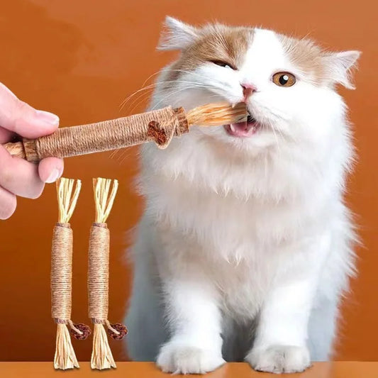 Natural Matatabi Pet Cat Snacks Sticks - Petal Paw™